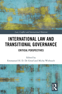 Imagen de portada: International Law and Transitional Governance 1st edition 9780367178109