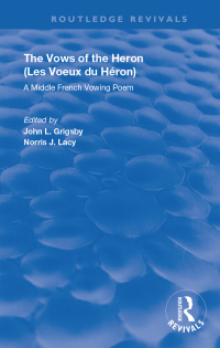 Imagen de portada: A Middle French Vowing Poem 1st edition 9780367174095