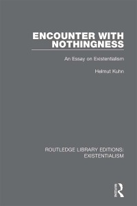 Cover image: Encounter with Nothingness 1st edition 9780367151607