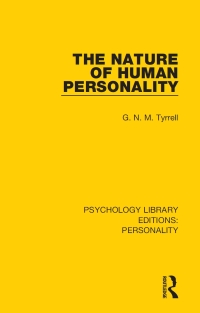 Cover image: The Nature of Human Personality 1st edition 9780367151478