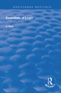 Cover image: Essentials of Logic 1st edition 9780367149987
