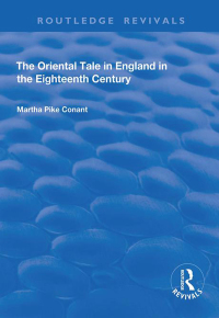 Cover image: The Oriental Tale in England in the Eighteenth Century 1st edition 9780367141936