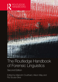 صورة الغلاف: The Routledge Handbook of Forensic Linguistics 2nd edition 9780367137847