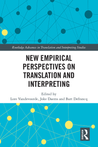 Cover image: New Empirical Perspectives on Translation and Interpreting 1st edition 9780367141257