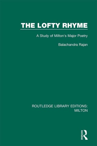 Cover image: The Lofty Rhyme 1st edition 9780367139896