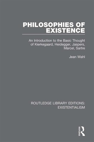 Cover image: Philosophies of Existence 1st edition 9780367138523