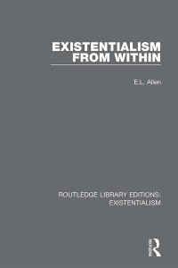 Cover image: Existentialism from Within 1st edition 9780367138226