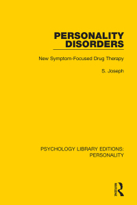 صورة الغلاف: Personality Disorders 1st edition 9780367136468