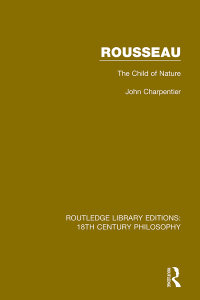 صورة الغلاف: Rousseau 1st edition 9780367136239