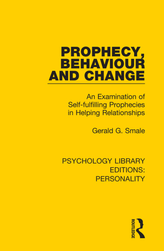 Imagen de portada: Prophecy, Behaviour and Change 1st edition 9780367134747