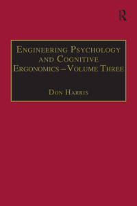 صورة الغلاف: Engineering Psychology and Cognitive Ergonomics 1st edition 9781138272101