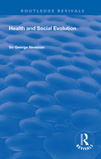 Cover image: Health and Social Evolution 1st edition 9780367137007