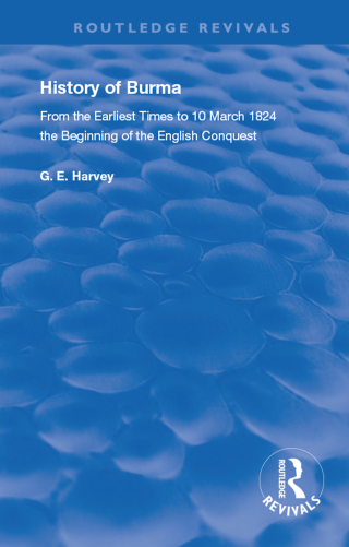 Cover image: History of Burma 1st edition 9780367136864