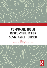 Omslagafbeelding: Corporate Social Responsibility for Sustainable Tourism 1st edition 9780367582579
