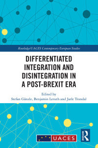 Imagen de portada: Differentiated Integration and Disintegration in a Post-Brexit Era 1st edition 9781032083698