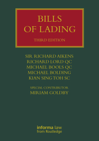 Cover image: Bills of Lading 3rd edition 9780367134372