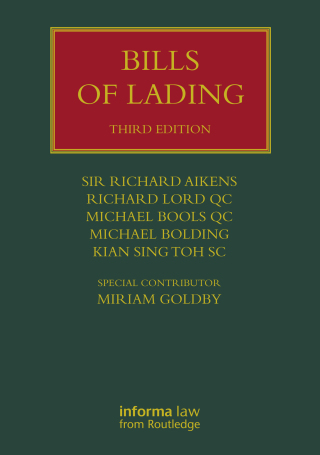 Cover image: Bills of Lading 3rd edition 9780367134372