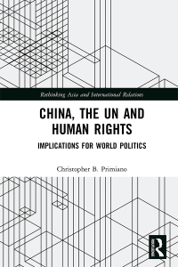 Cover image: China, the UN and Human Rights 1st edition 9781032240961