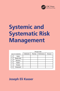 صورة الغلاف: Systemic and Systematic Risk Management 1st edition 9780367112219