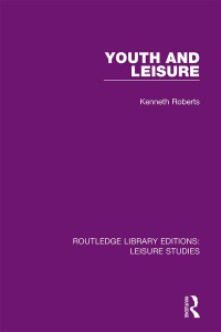 صورة الغلاف: Youth and Leisure 1st edition 9780367110581