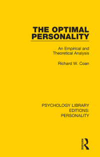 Titelbild: The Optimal Personality 1st edition 9780367109974
