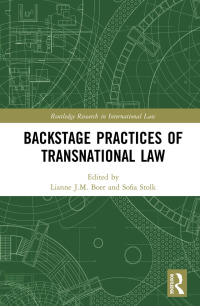 Cover image: Backstage Practices of Transnational Law 1st edition 9780367086572