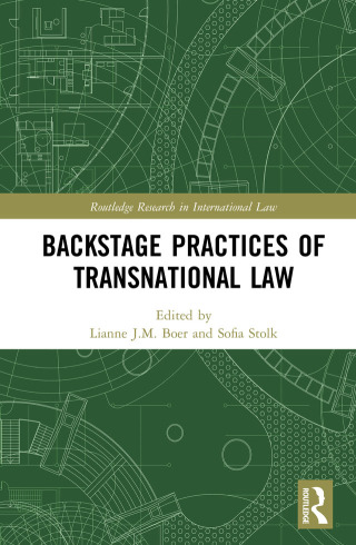 Titelbild: Backstage Practices of Transnational Law 1st edition 9780367086572