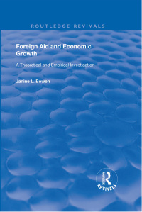 Cover image: Foreign Aid and Economic Growth 1st edition 9780367075040