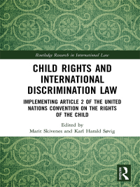 Cover image: Child Rights and International Discrimination Law 1st edition 9781032241456