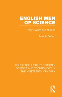 Cover image: English Men of Science 1st edition 9780367074593