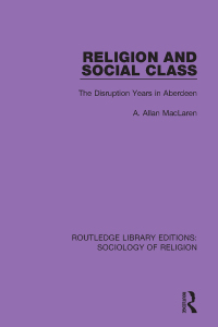 Cover image: Religion and Social Class 1st edition 9780367074128