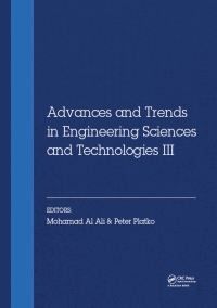 表紙画像: Advances and Trends in Engineering Sciences and Technologies III 1st edition 9780367075095
