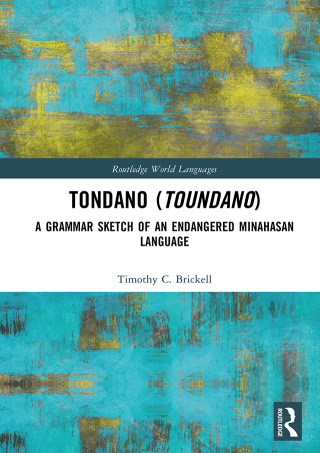 Cover image: Tondano (Toundano) 1st edition 9781138549975