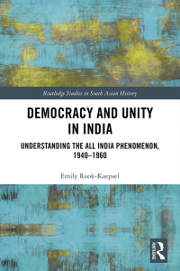 Cover image: Democracy and Unity in India 1st edition 9780367030889