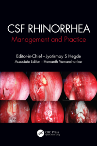 Cover image: CSF Rhinorrhoea 1st edition 9780429019814