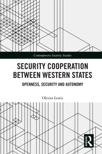 Imagen de portada: Security Cooperation between Western States 1st edition 9781032318141