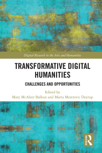 Titelbild: Transformative Digital Humanities 1st edition 9780367023751