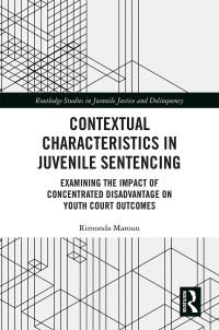 Titelbild: Contextual Characteristics in Juvenile Sentencing 1st edition 9780367023287