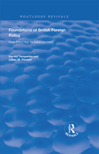 Omslagafbeelding: Foundations of British Foreign Policy 1st edition 9780367023256