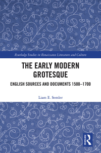 Imagen de portada: The Early Modern Grotesque 1st edition 9780367664961
