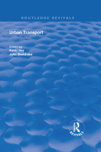 Cover image: Urban Transport 1st edition 9781138394216
