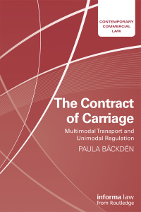 Omslagafbeelding: The Contract of Carriage 1st edition 9780367731830