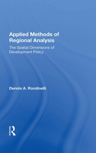 Cover image: Applied Methods Of Regional Analysis 1st edition 9780367158057