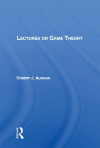 Cover image: Lectures On Game Theory 1st edition 9781032506890