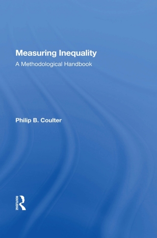 Titelbild: Measuring Inequality 1st edition 9780367162887
