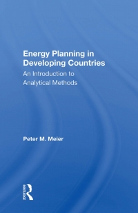 Cover image: Energy Planning In Developing Countries 1st edition 9780367162139