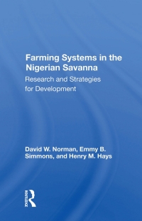 Cover image: Farming Systems In The Nigerian Savanna 1st edition 9780367170042