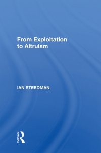 Cover image: From Exploitation To Altruism 1st edition 9780367153342