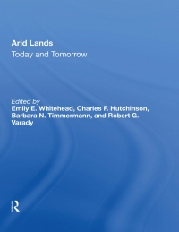 صورة الغلاف: Arid Lands 1st edition 9780367014452