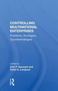 Imagen de portada: Controlling Multinational Enterprises 1st edition 9780367170424